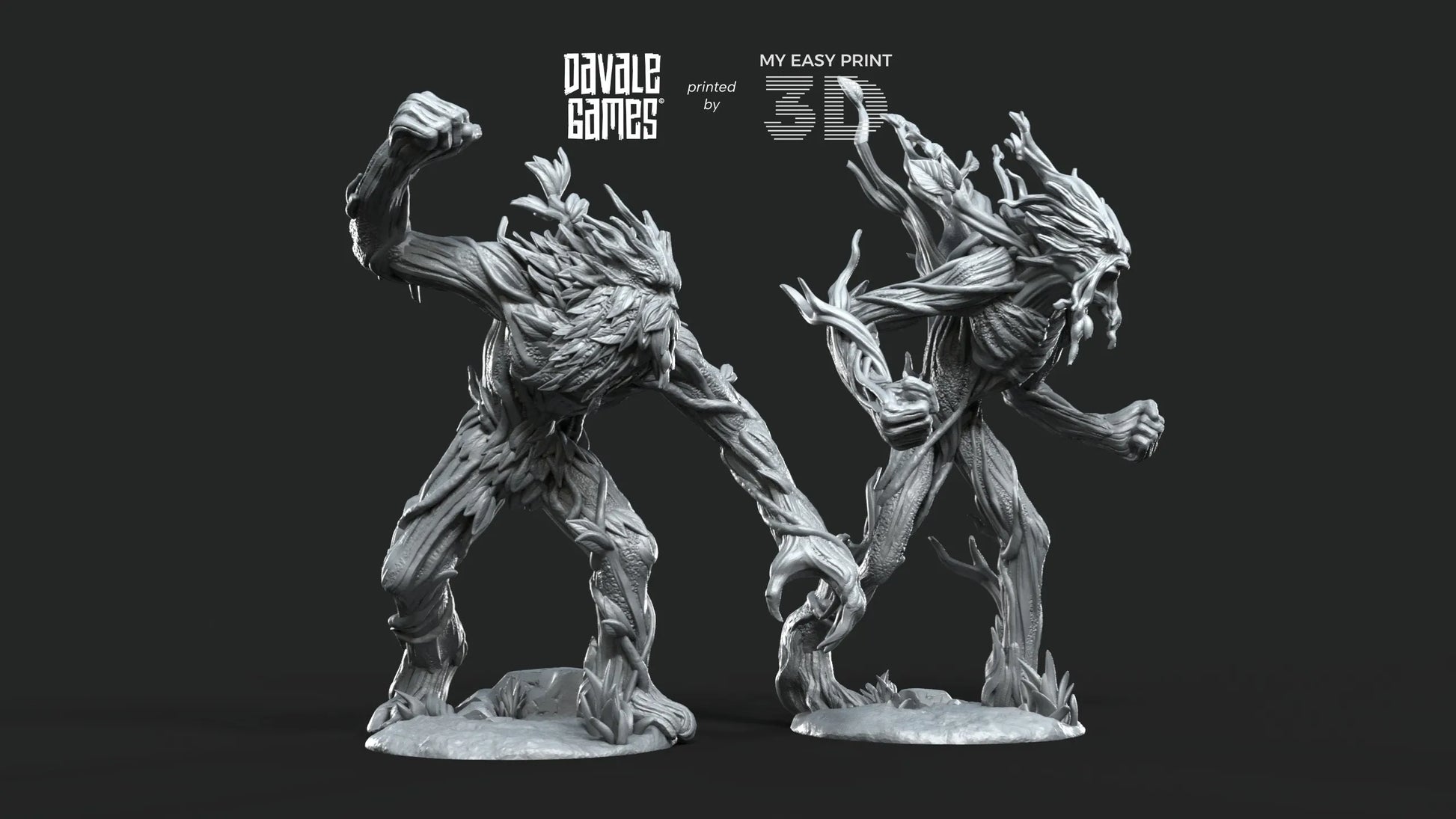 Tree Walkers - Free Forest - Davale Games - 3D Printed with high quality resin for LOTR/D&D games