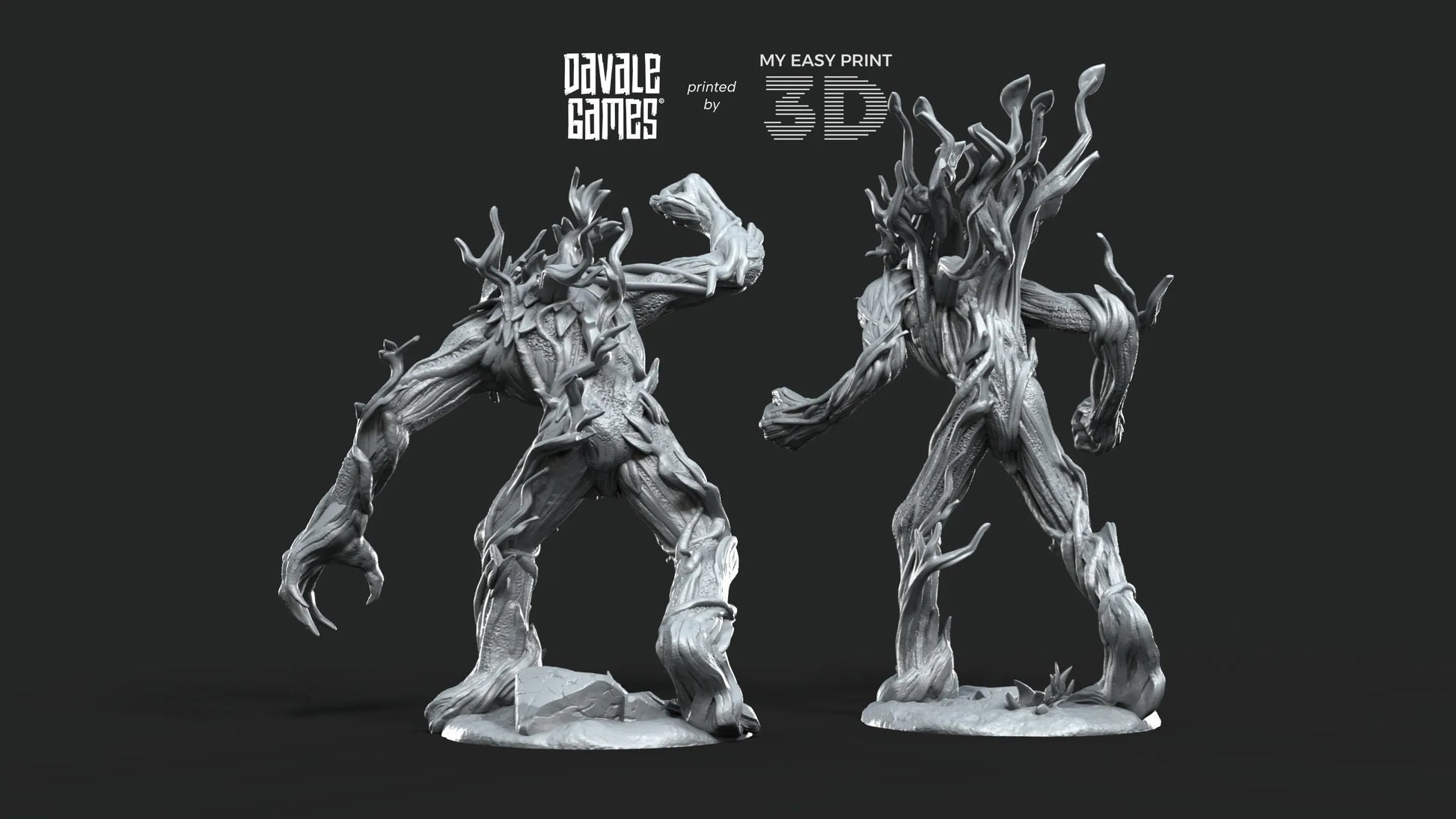 Tree Walkers - Free Forest - Davale Games - 3D Printed with high quality resin for LOTR/D&D games