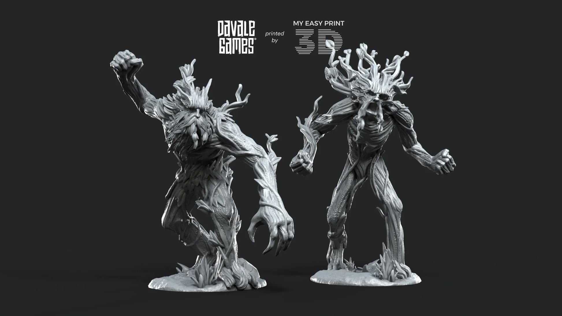 Tree Walkers - Free Forest - Davale Games - 3D Printed with high quality resin for LOTR/D&D games