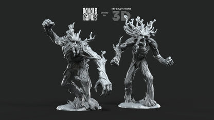 Tree Walkers - Free Forest - Davale Games - 3D Printed with high quality resin for LOTR/D&D games