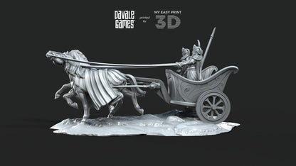 Charriot - Galanthir Elves - Davale Games - 3D Printed with high quality resin for LOTR/D&D games