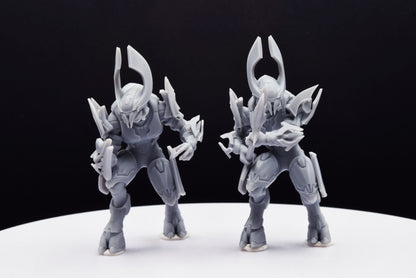 Halo Elite Honor Guards Miniature - 3D Printed with High Quality Resin for Wargame/Skirmish/D&D