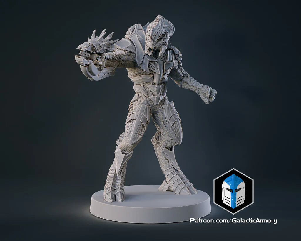 Halo Arbiter Miniatures - Galactic Armory - 3D Printed with High Quality Resin for Wargame/Skirmish/D&D
