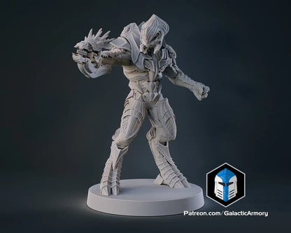 Halo Arbiter Miniatures - Galactic Armory - 3D Printed with High Quality Resin for Wargame/Skirmish/D&D