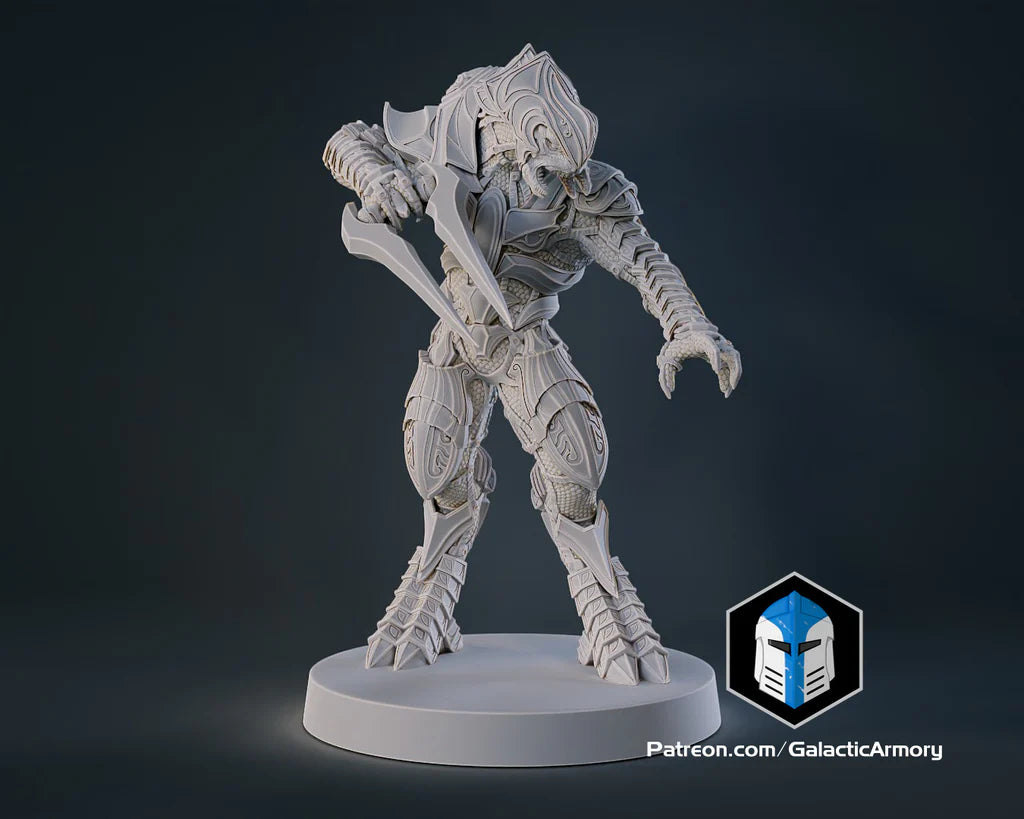 Halo Arbiter Miniatures - Galactic Armory - 3D Printed with High Quality Resin for Wargame/Skirmish/D&D