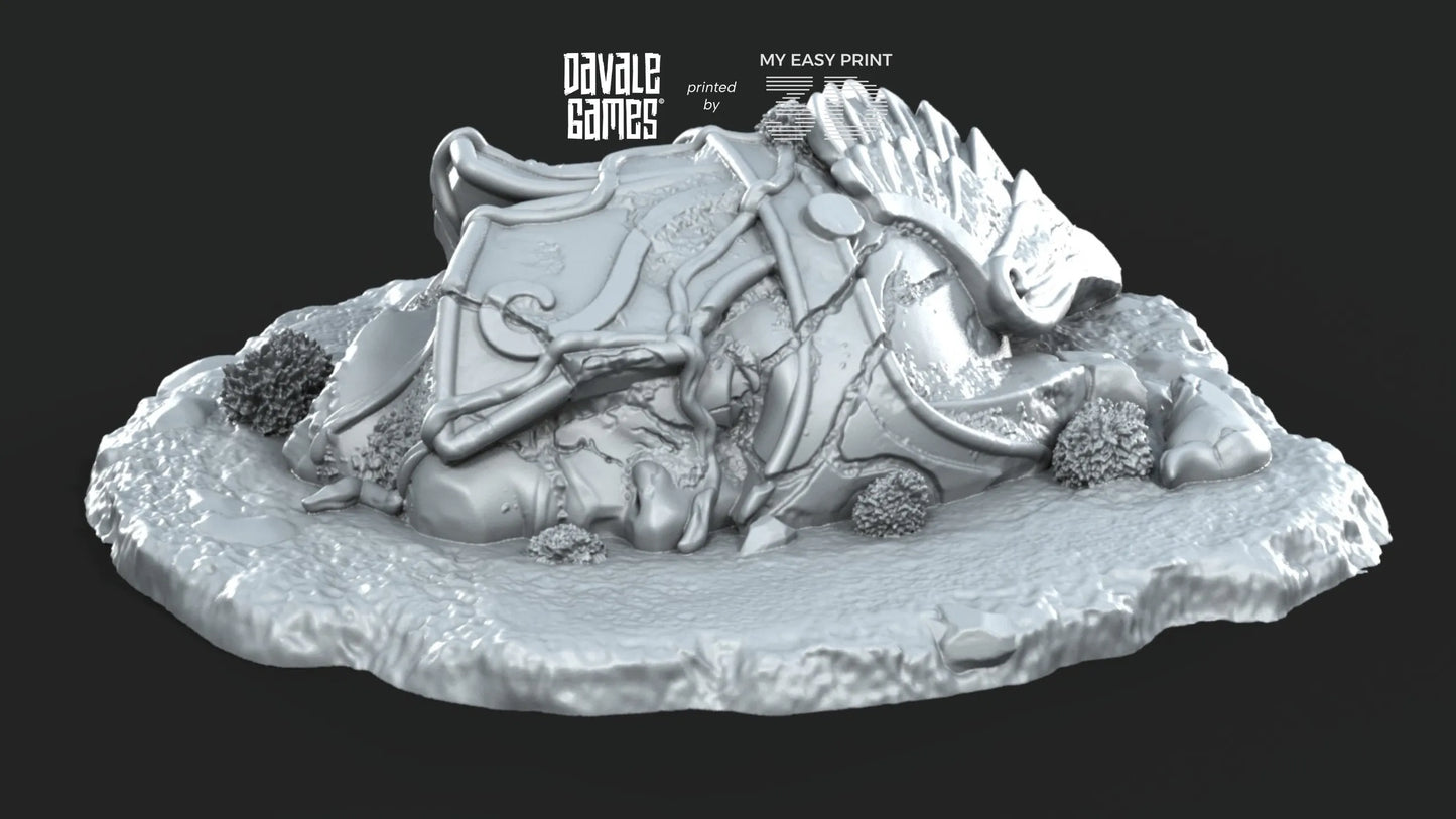 Swan Warrior Head - Scenery/Terrain - Davale Games - 3D Printed with high quality resin for LOTR/D&D games