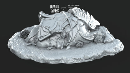 Swan Warrior Head - Scenery/Terrain - Davale Games - 3D Printed with high quality resin for LOTR/D&D games