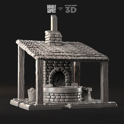 Viking Forge - Scenery - Davale Games - Mythological games - 3D Printed with high quality resin or PLA+