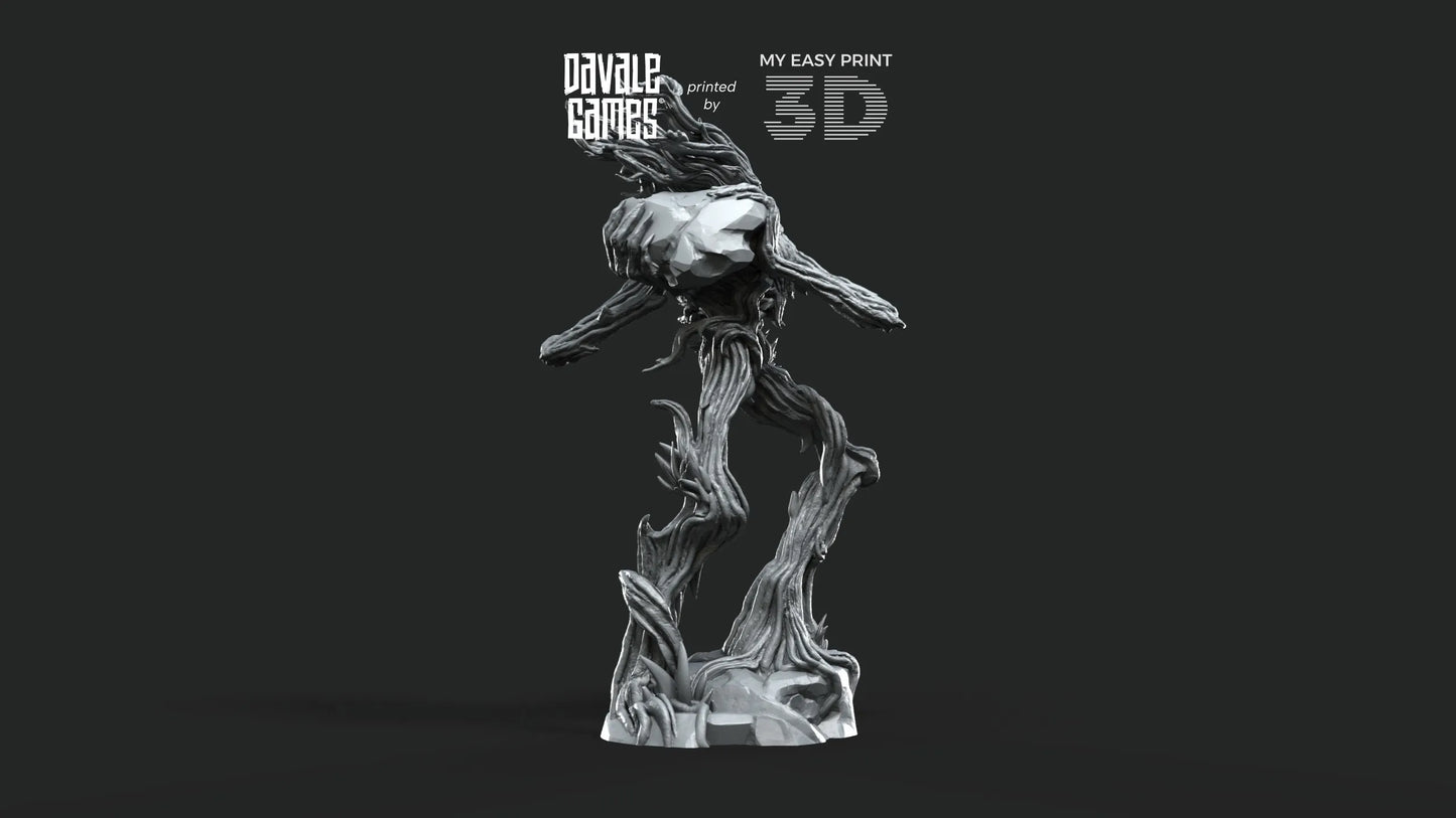 Tree Walker throwing rock - Davale Games - 3D Printed with high quality resin for LOTR/D&D games