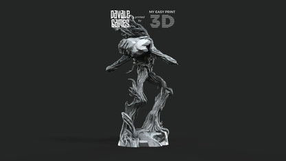 Tree Walker throwing rock - Davale Games - 3D Printed with high quality resin for LOTR/D&D games