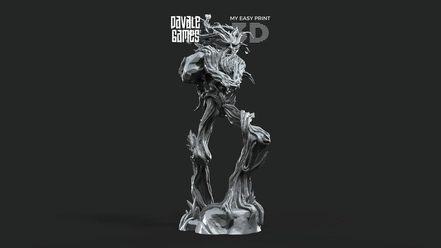 Tree Walker throwing rock - Davale Games - 3D Printed with high quality resin for LOTR/D&D games