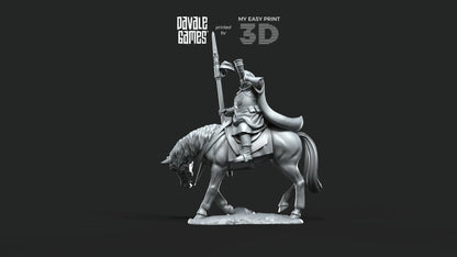 White Swan - Farrel the big - Foot and Mounted - Davale Games - 3D Printed with high quality resin for LOTR/D&D games