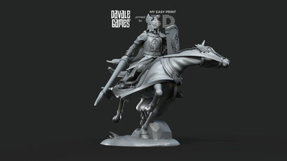 White Swan Riders - Davale Games - 3D Printed with high quality resin for LOTR/D&D games