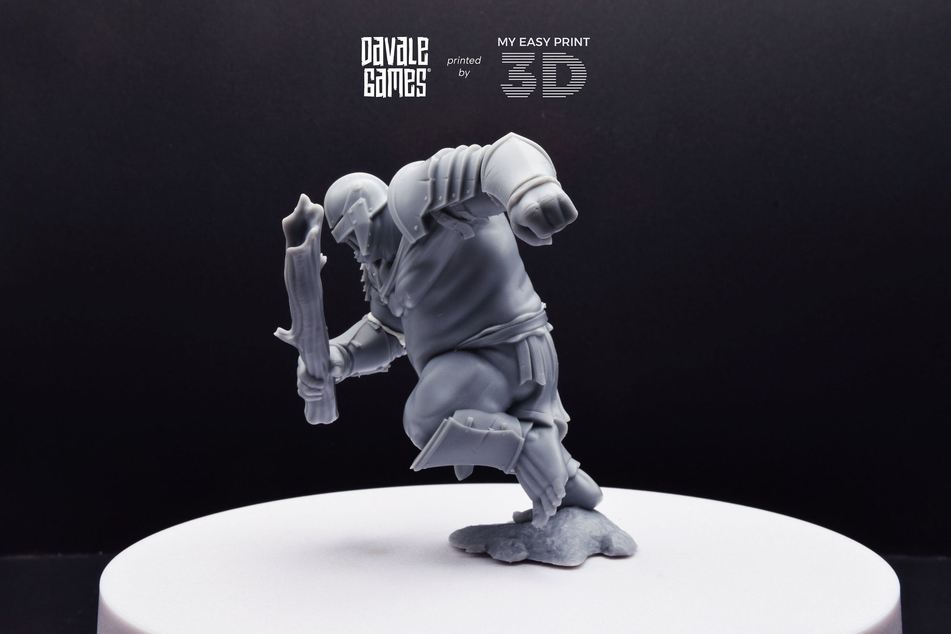 Blood-Handed Troll - Davale Games - 3D Printed with high quality resin for LOTR/D&D games