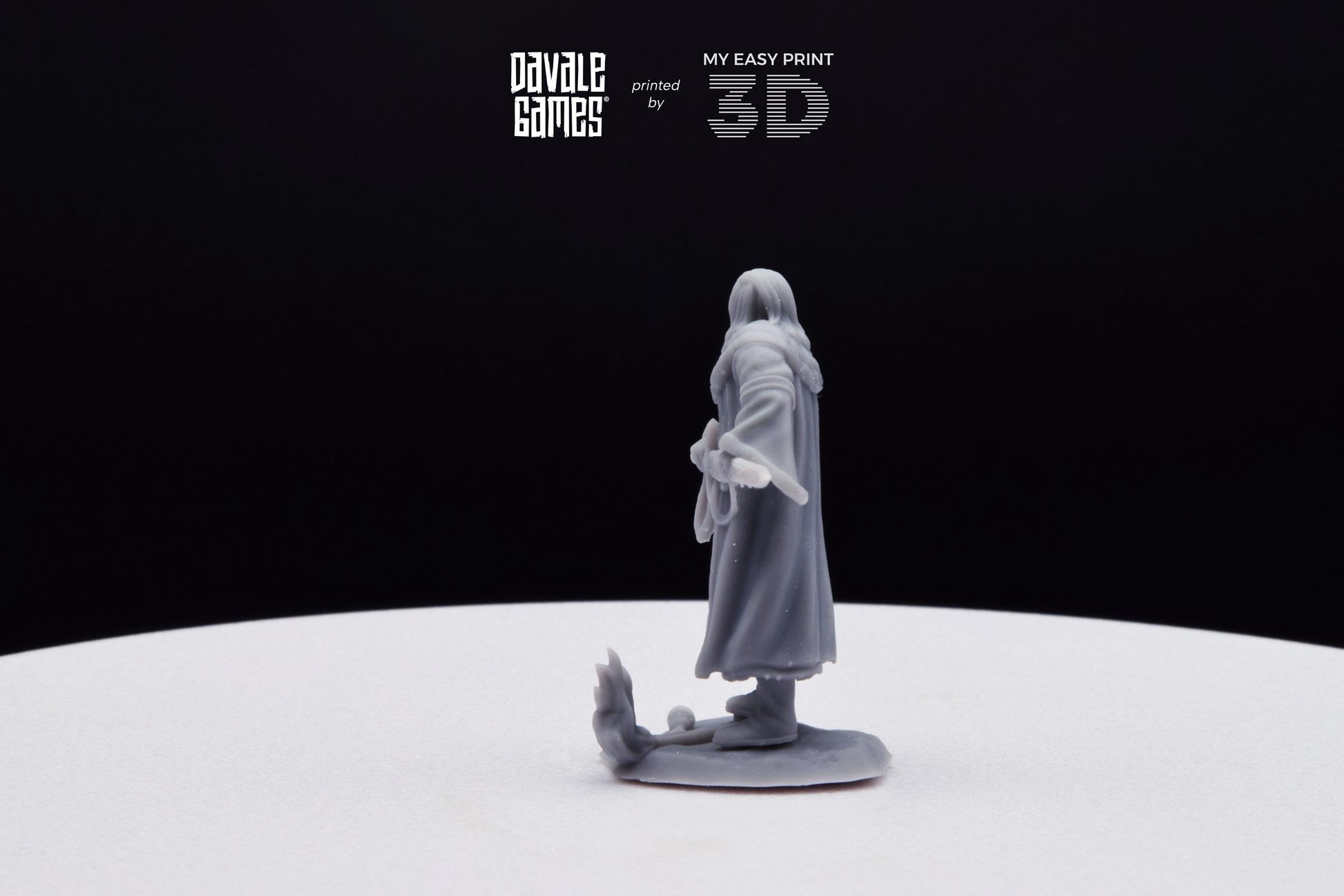 Enecthor Grey Castle Lieutenant - Davale Games - 3D Printed with high quality resin for LOTR/D&D games