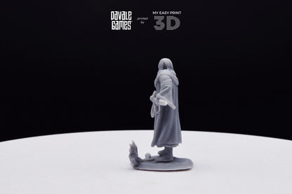 Enecthor Grey Castle Lieutenant - Davale Games - 3D Printed with high quality resin for LOTR/D&D games