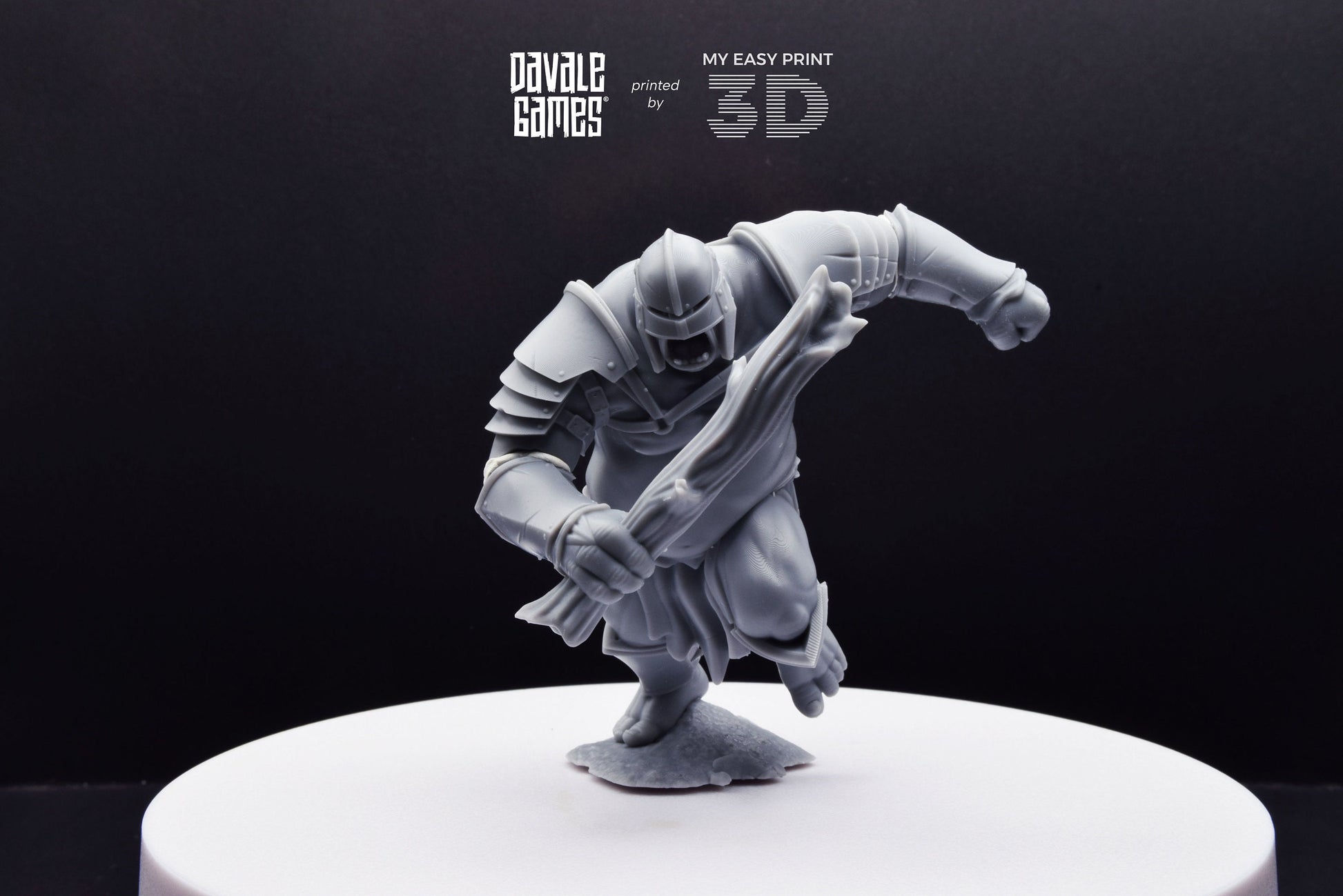 Blood-Handed Troll - Davale Games - 3D Printed with high quality resin for LOTR/D&D games