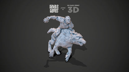 The Irreverent - Mounted - Davale Games - 3D Printed with high quality resin for LOTR/D&D games