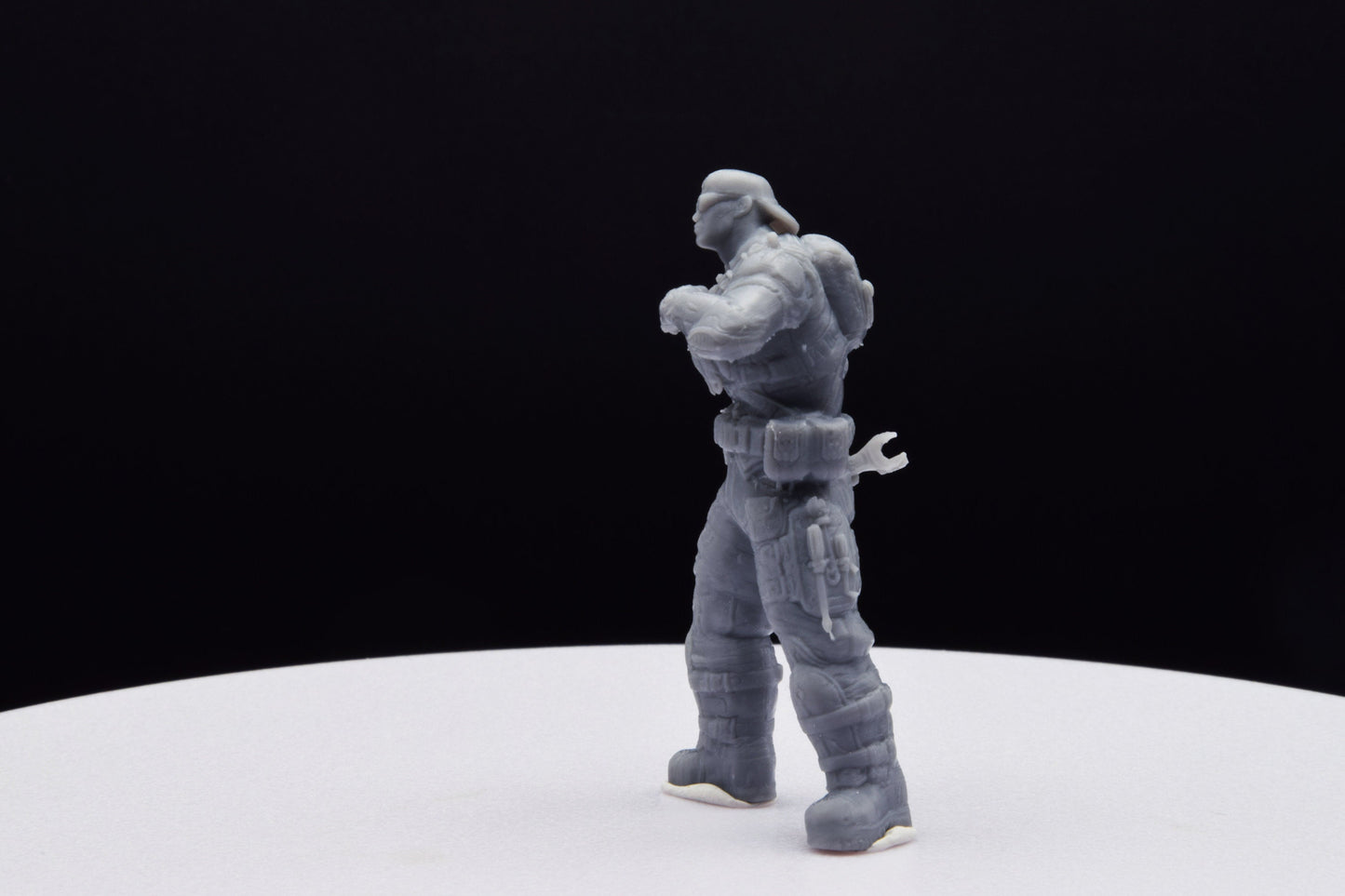 Gears Of War Damon Baird Mechanic Ot Miniature - TheSTLSmith - 3D Printed with high quality resin for Skirmish/D&D games