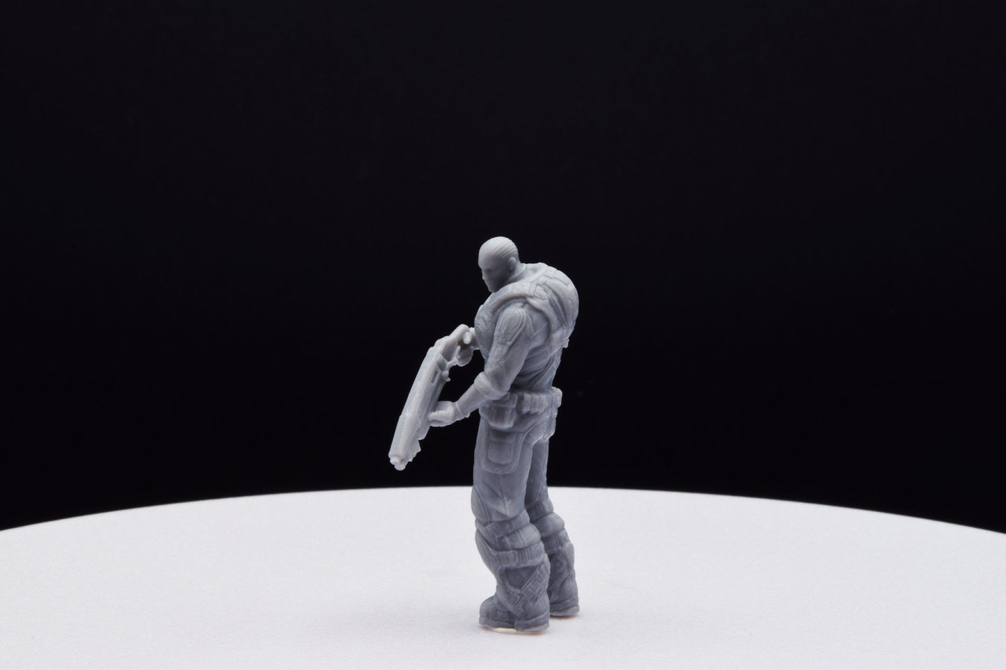 Gears Of War Jace Stratton Ot Miniature - TheSTLSmith - 3D Printed with high quality resin for Skirmish/D&D games