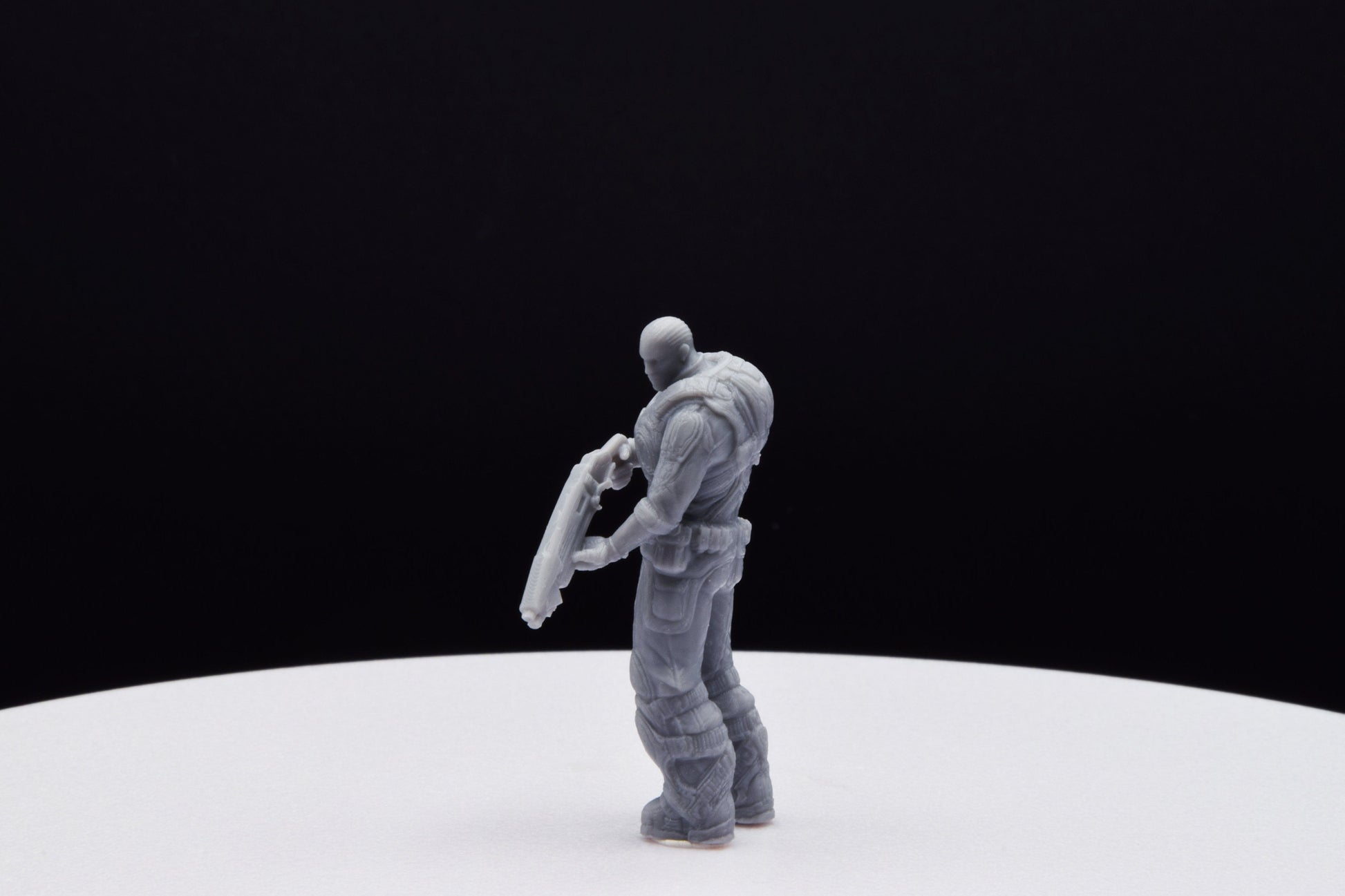 Gears Of War Jace Stratton Ot Miniature - TheSTLSmith - 3D Printed with high quality resin for Skirmish/D&D games