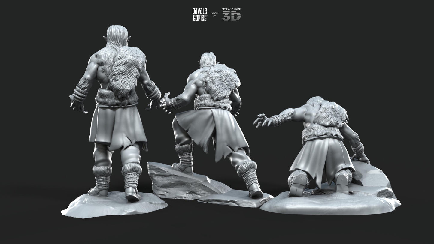Bersekers Halfwolf - Davale Games - Mythological games - 3D Printed with high quality resin
