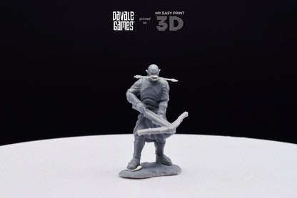 Blood-Handed Captain with Crossbow - Davale Games - 3D Printed with high quality resin for LOTR/D&D games