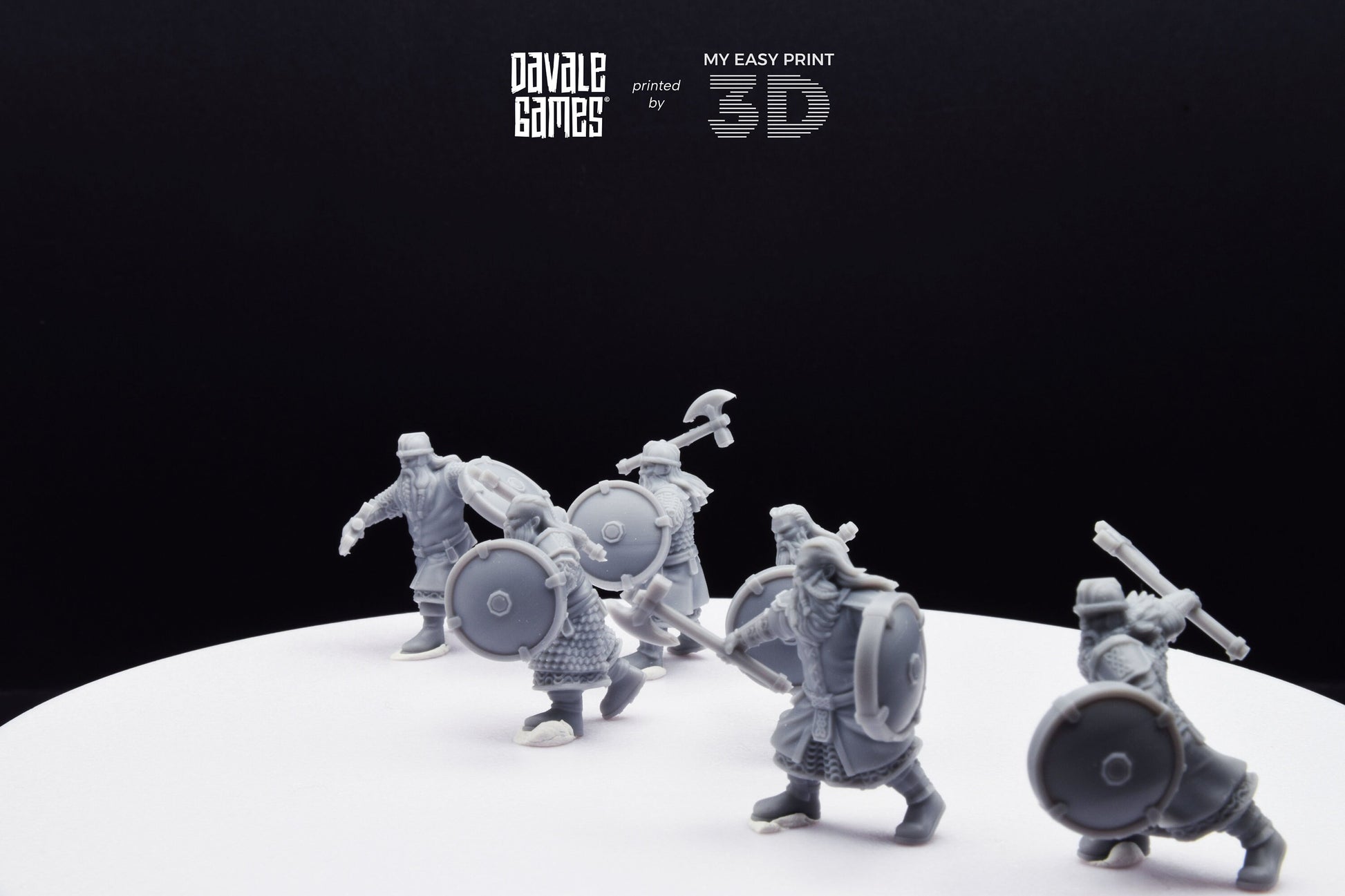 Kalak Warriors - Davale Games - 3D Printed with high quality resin for LOTR/D&D games