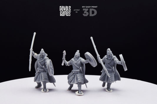 West Human Royal Guard - Foot - Davale Games - 3D Printed with high quality resin for LOTR/D&D games