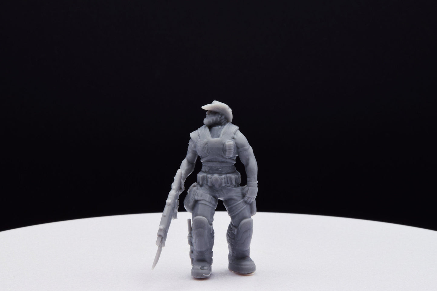 Gears Of War Dizzy Wallin Winter Ot Miniature - TheSTLSmith - 3D Printed with high quality resin for Skirmish/D&D games