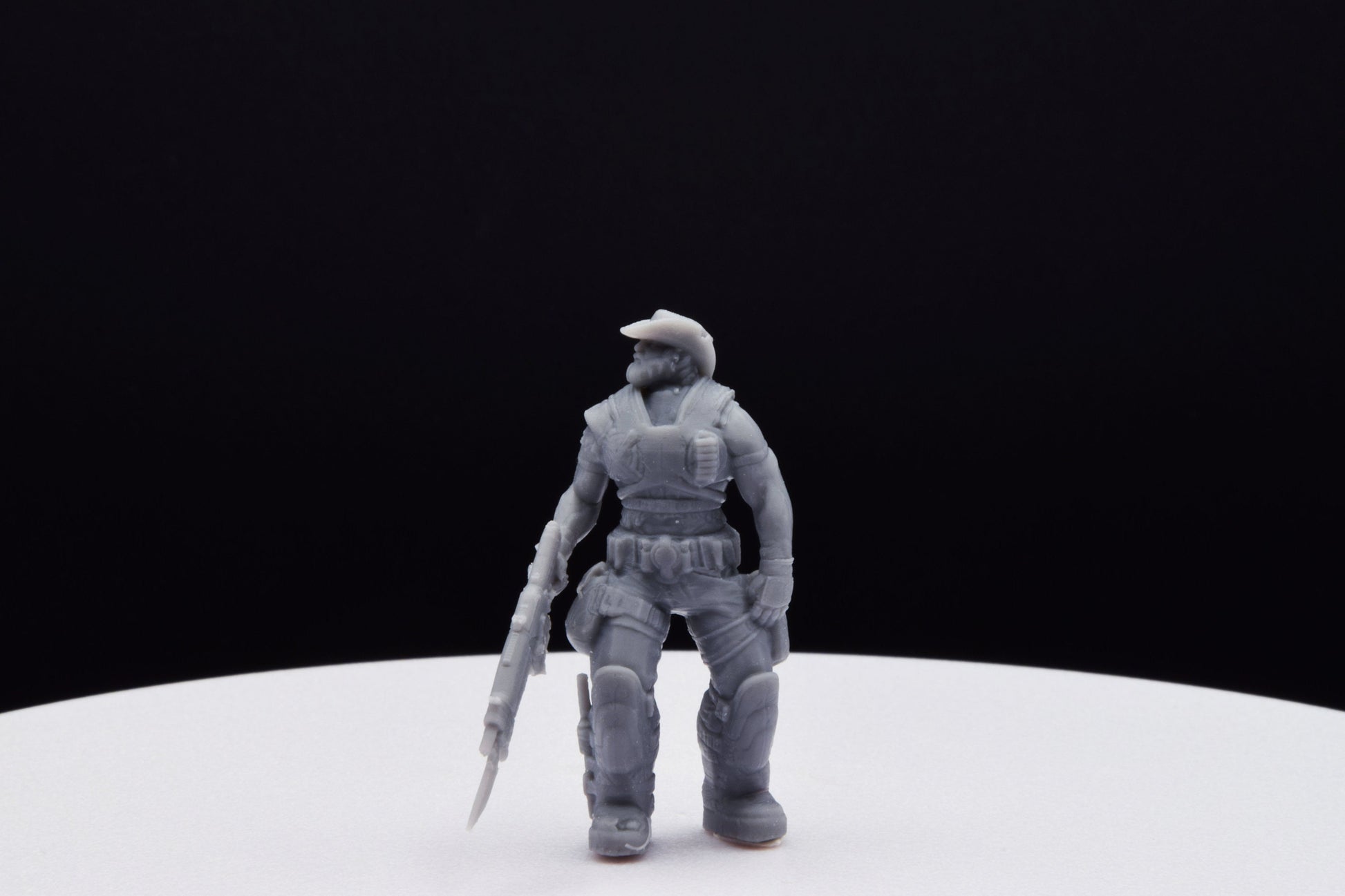 Gears Of War Dizzy Wallin Winter Ot Miniature - TheSTLSmith - 3D Printed with high quality resin for Skirmish/D&D games