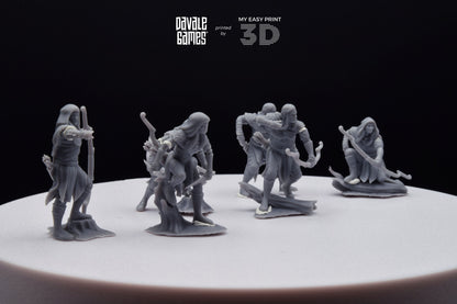 Forest Scout Elf - Davale Games - 3D Printed with high quality resin for LOTR/D&D games