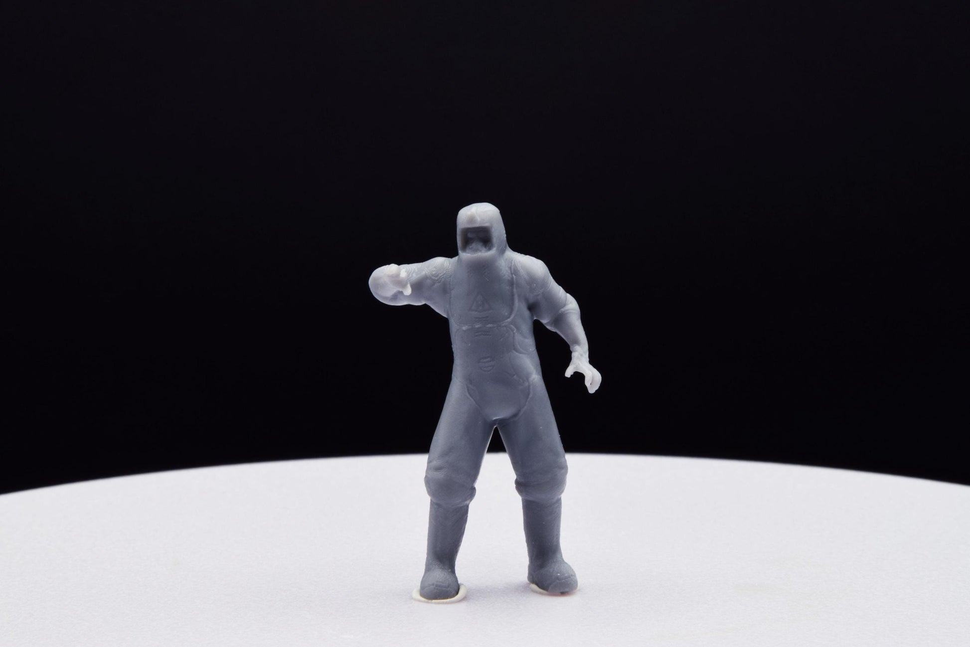 Doom Zombie Hazmat Miniature - Fanmade - TheSTLSmith - 3D Printed with high quality resin for Skirmish/D&D games