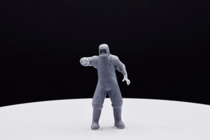 Doom Zombie Hazmat Miniature - Fanmade - TheSTLSmith - 3D Printed with high quality resin for Skirmish/D&D games
