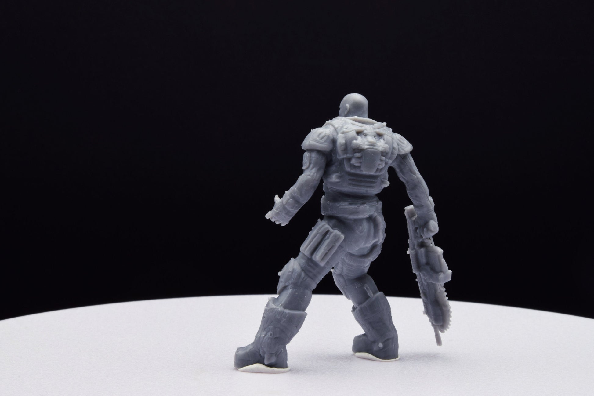 Gears Of War Minh Kim Ot Miniature - TheSTLSmith - 3D Printed with high quality resin for Skirmish/D&D games