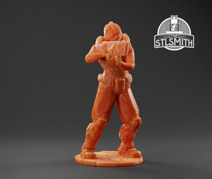 Doom UAC Marine 02 [3] Miniature - Fanmade - TheSTLSmith - 3D Printed with high quality resin for Skirmish/D&D games