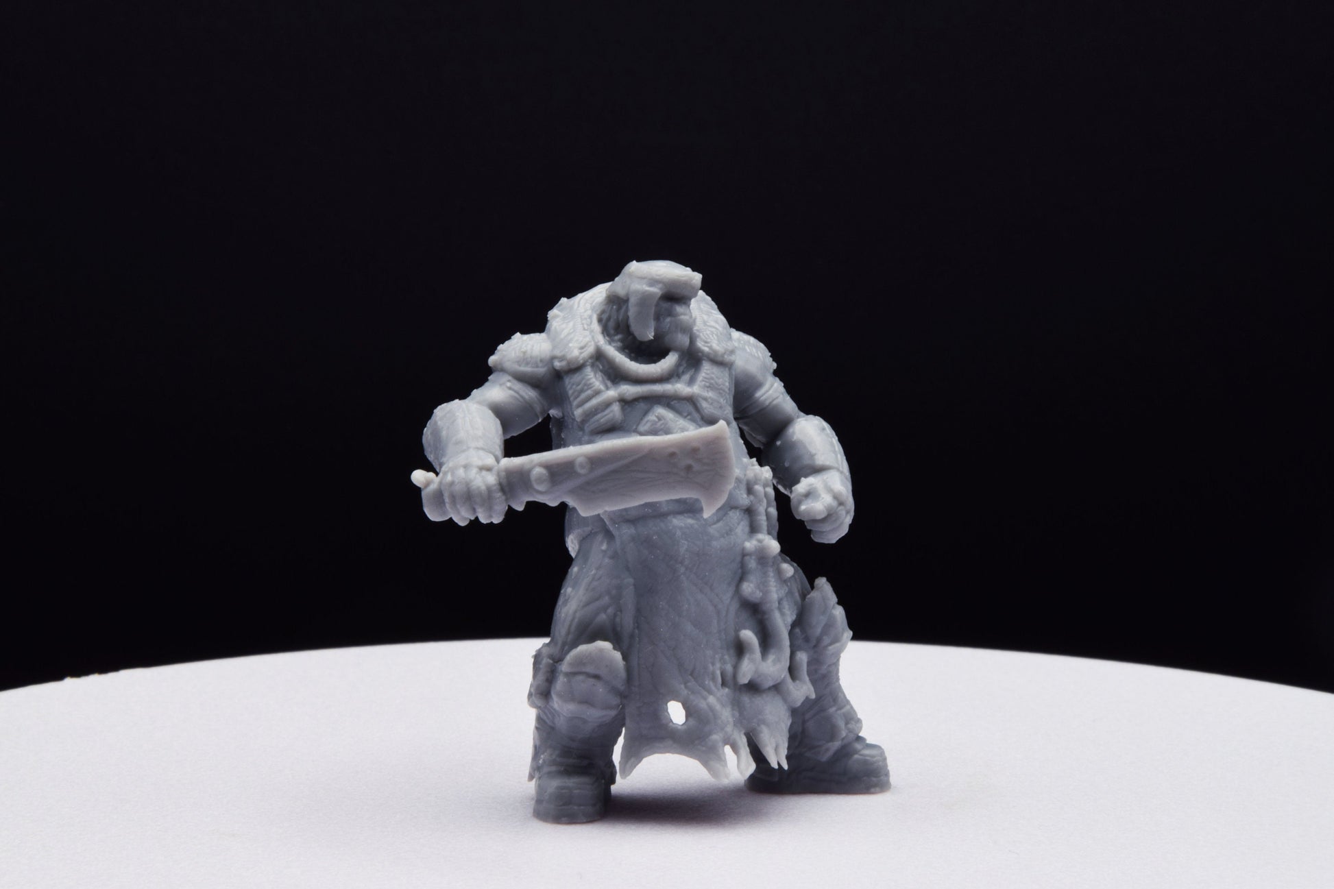 Gears Of War Boomer Butcher Ot Miniature - TheSTLSmith - 3D Printed with high quality resin for Skirmish/D&D games