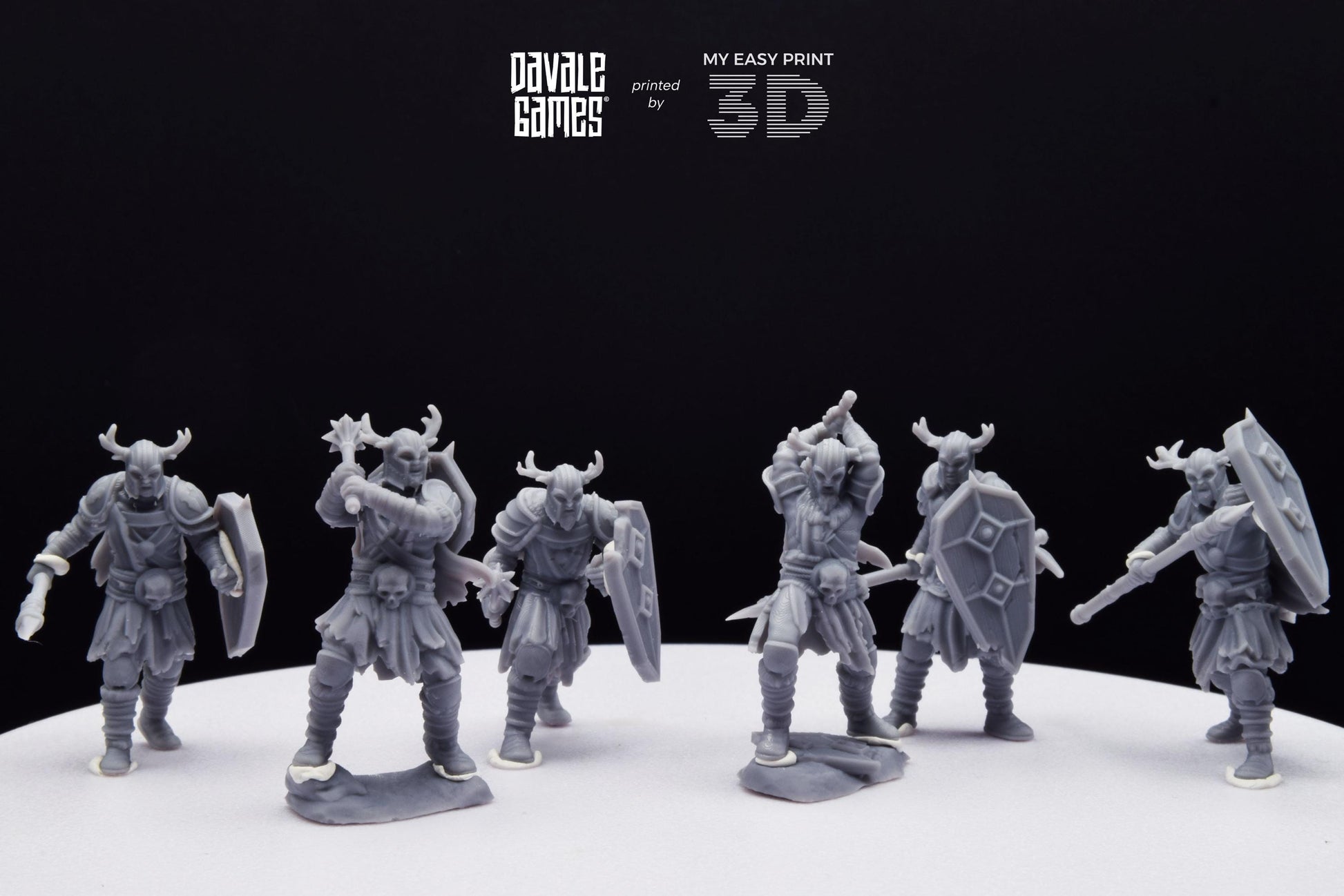 Warriors of Khalüm - Dead City - Davale Games - 3D Printed with high quality resin for LOTR/D&D games