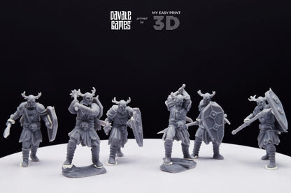 Warriors of Khalüm - Dead City - Davale Games - 3D Printed with high quality resin for LOTR/D&D games