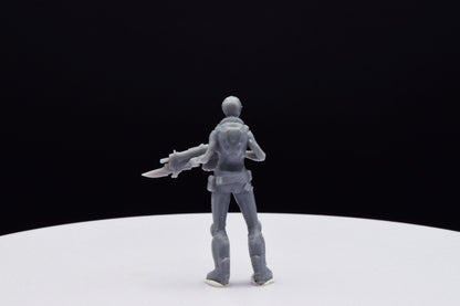 Gears Of War Alex Brand Ot Miniature - TheSTLSmith - 3D Printed with high quality resin for Skirmish/D&D games