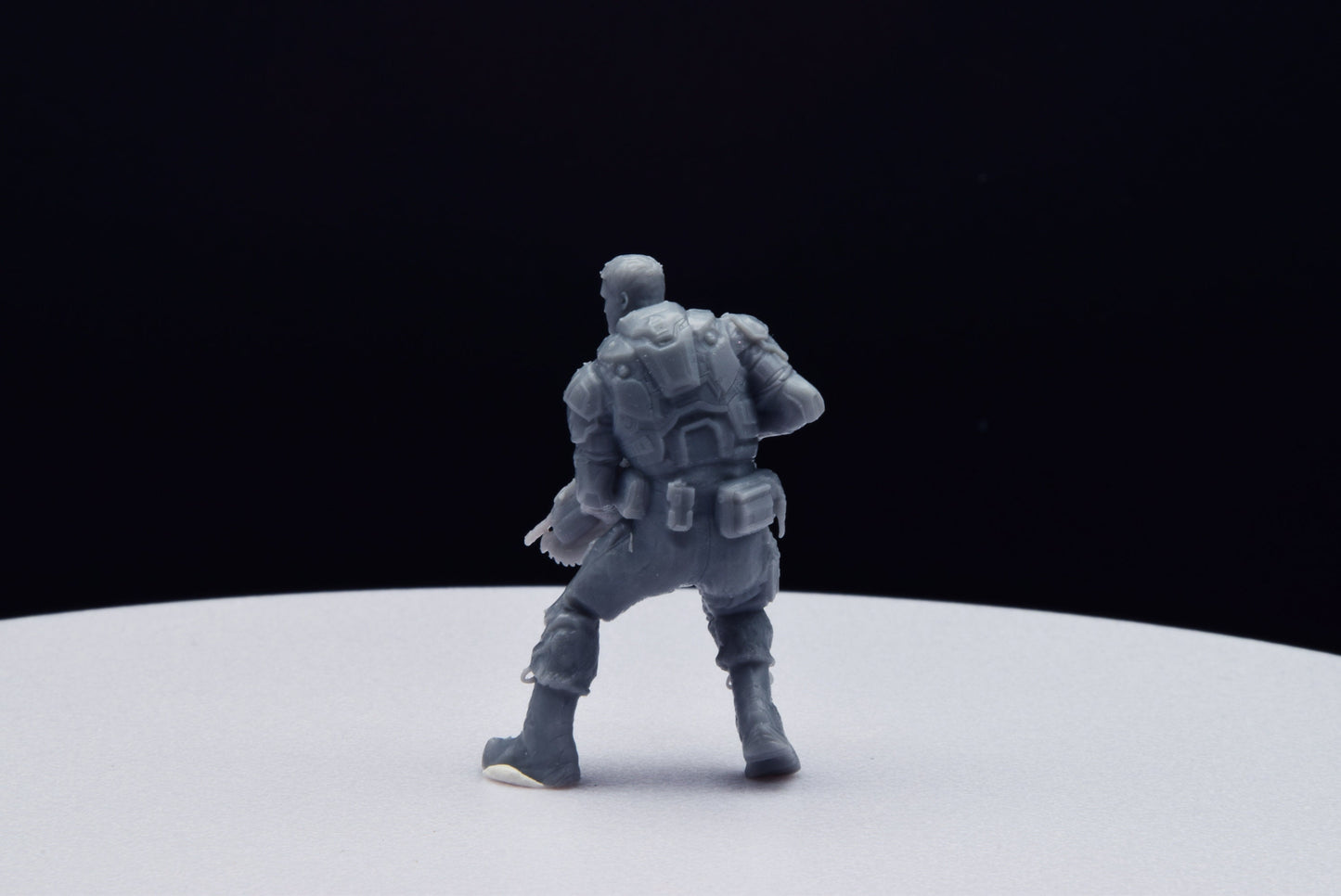Gears Of War COG JD Fenix Ot Miniature - TheSTLSmith - 3D Printed with high quality resin for Skirmish/D&D games