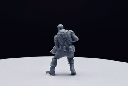 Gears Of War COG JD Fenix Ot Miniature - TheSTLSmith - 3D Printed with high quality resin for Skirmish/D&D games