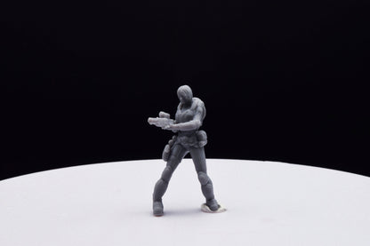 Gears Of War Anya Stroud Summer Ot Miniature - TheSTLSmith - 3D Printed with high quality resin for Skirmish/D&D games