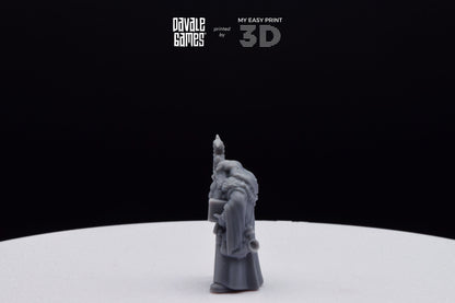 Flea Stonestaff - Davale Games - 3D Printed with high quality resin for LOTR/D&D games