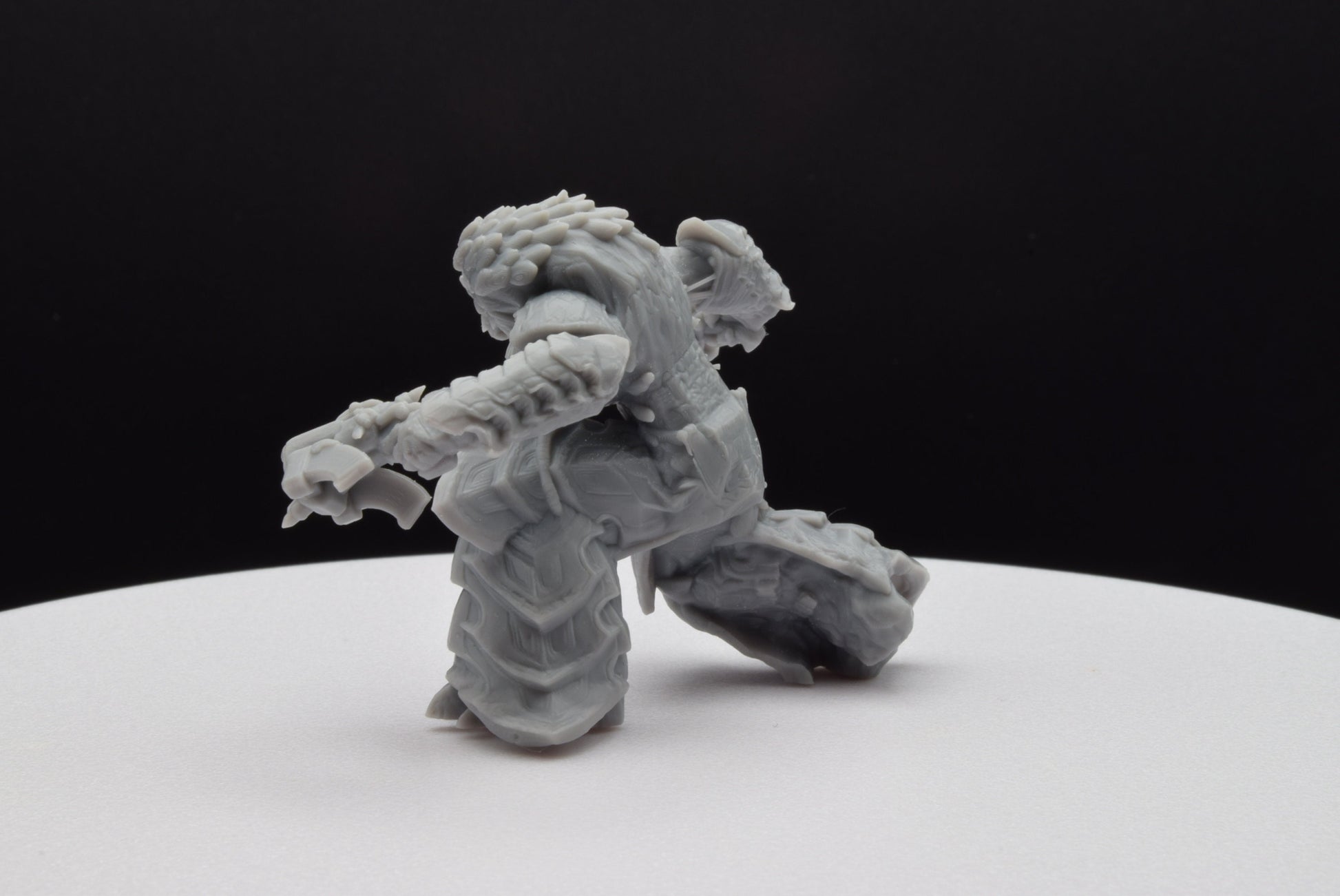 Gears Of War Kantus Armoured Ot Miniature - TheSTLSmith - 3D Printed with high quality resin for Skirmish/D&D games