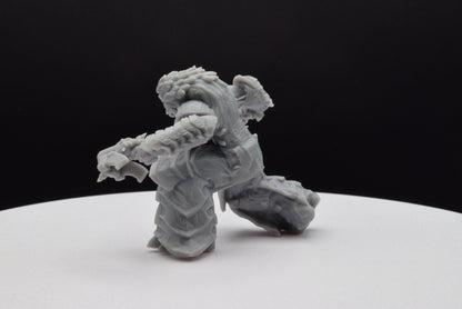 Gears Of War Kantus Armoured Ot Miniature - TheSTLSmith - 3D Printed with high quality resin for Skirmish/D&D games