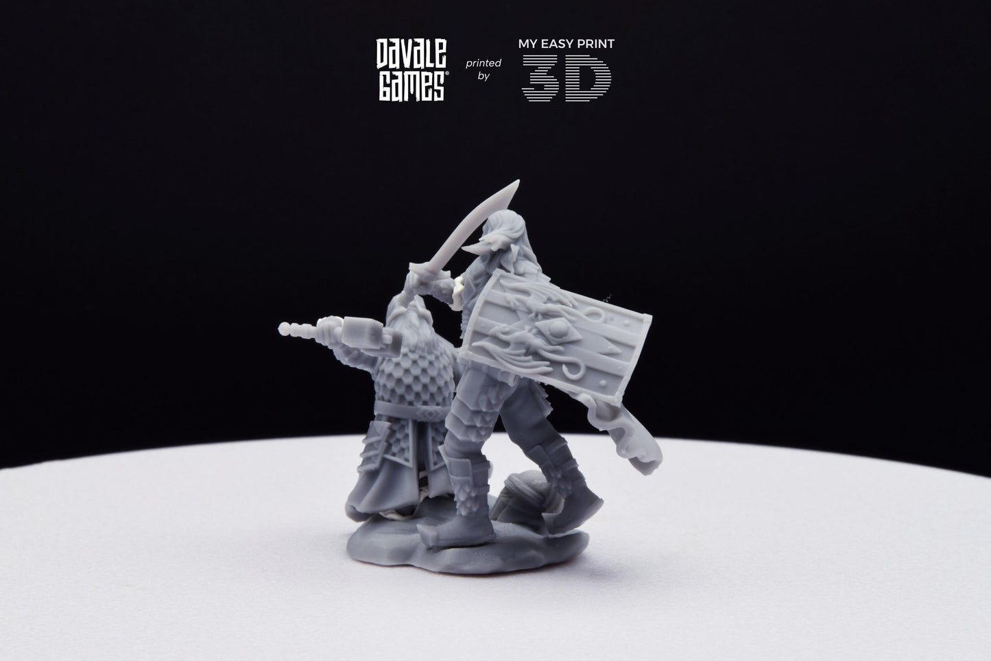 Rabänti General of the Elite - Dragon Army - Davale Games - 3D Printed with high quality resin for LOTR/D&D games