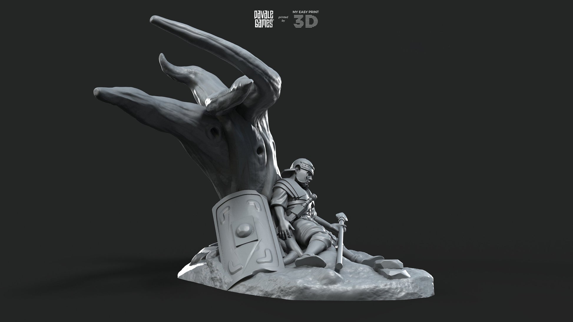 Roman casualty - Davale Games - Historical games - 3D Printed with high quality resin