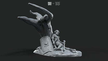 Roman casualty - Davale Games - Historical games - 3D Printed with high quality resin