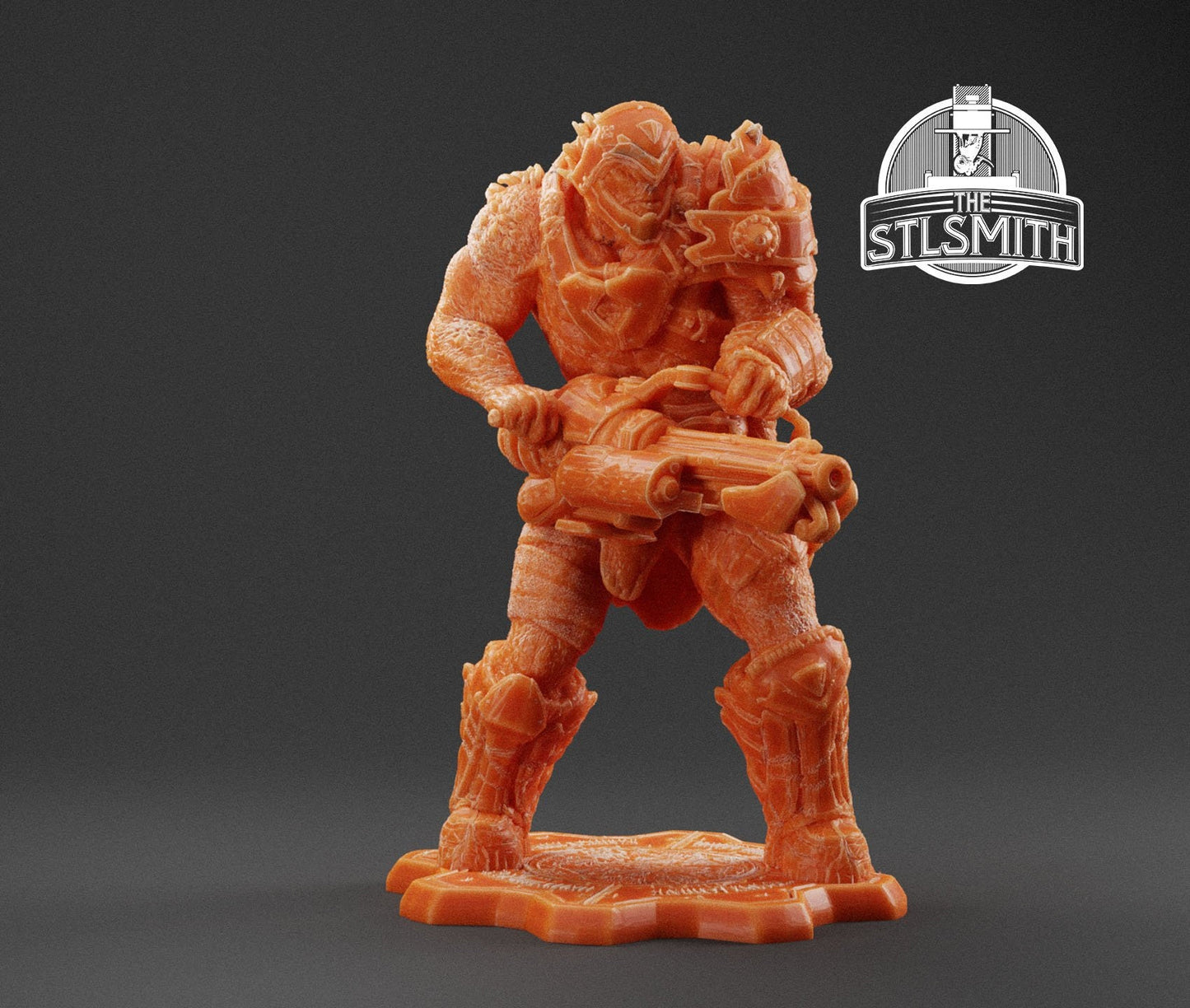 Gears Of War Swarm Scion Mulcher [4] Miniature - TheSTLSmith - 3D Printed with high quality resin for Skirmish/D&D games